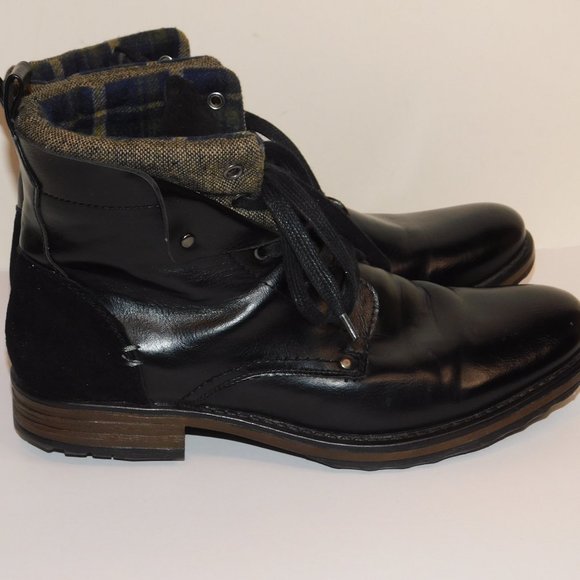 Restoration Maxium Men\'s Ankle Boots With Plaid Lining Size 11 main image 12